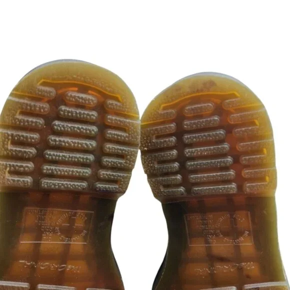 Dr. Martens 11821 Red/ Burgundy Leather Boots size 5 US - Picture 6 of 11